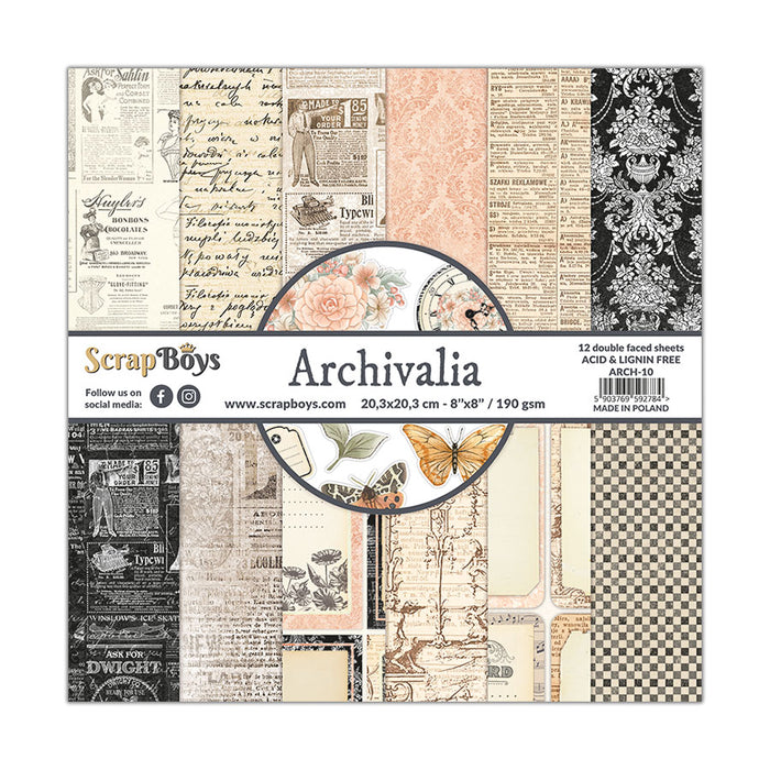 Archivalia 8x8 Double Sided Pad