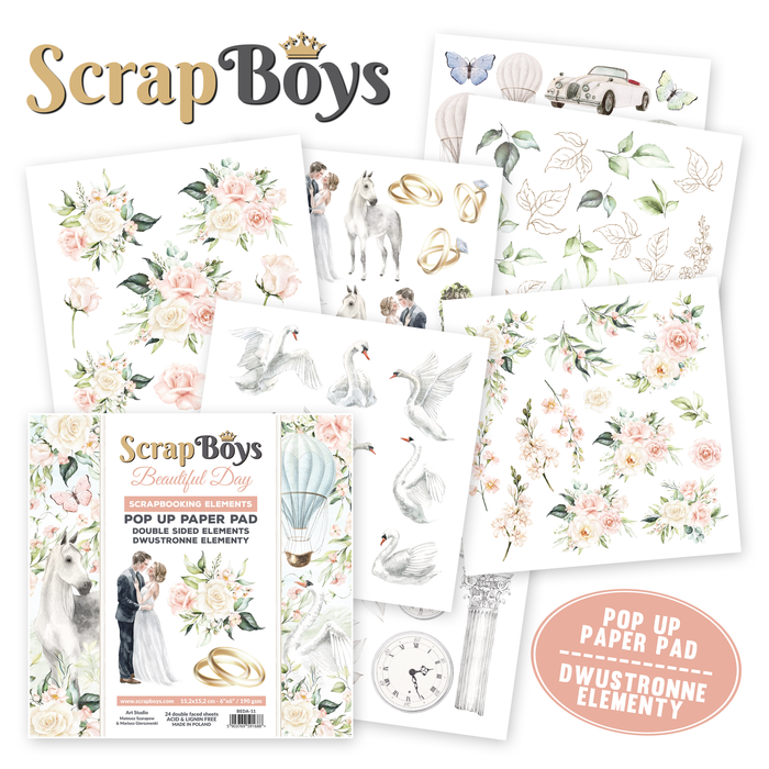 Pop Up Beautiful Day 6x6 Double Sided Pad