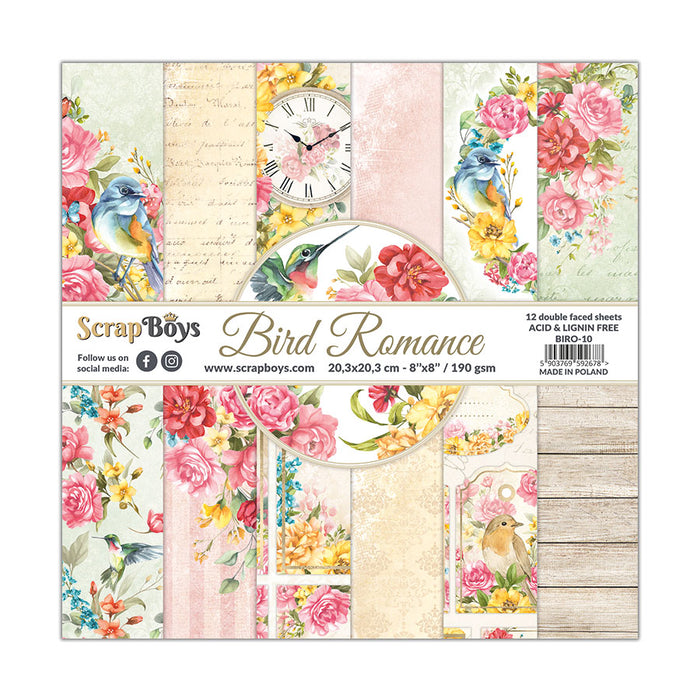 Bird Romance 8x8 Double Sided Pad