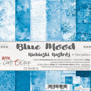 Basic Blue Mood 6 x 6 Double Sided
