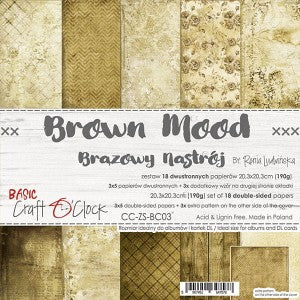 Basic Brown Mood 8 x 8 Double Sided