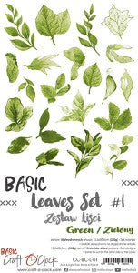 Basic Leaves Set #1  6 x 12