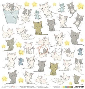 Paws of Happiness II Extras to Cut 12 x 12 Single Sided