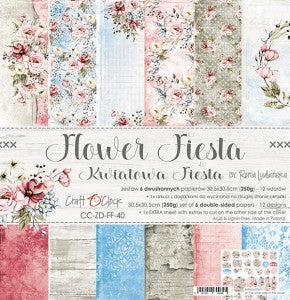 Flower Fiesta 12 x 12 Double Sided