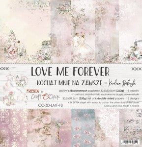 Love Me Forever 12 x 12 Double Sided