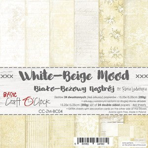 Basic White-Beige Mood 6 x 6 Double Sided