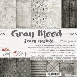 Basic Gray Mood 8 x 8 Double Sided