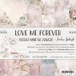 Love Me Forever 8 x 8 Double Sided