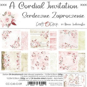 Cordial Invitation 6 x 6 Double Sided