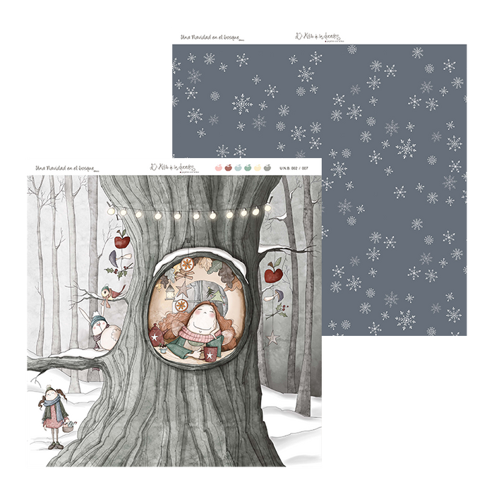 Christmas in the Forest 2 Double Sided 12 x 12