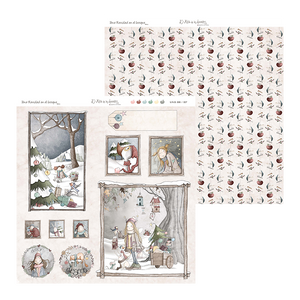 Christmas in the Forest 6 Double Sided 12 x 12