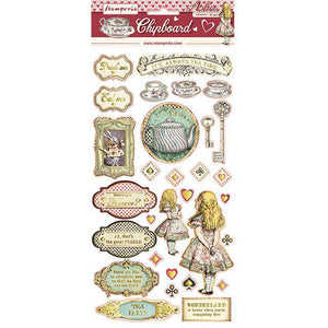 DFLCB12G Chipboard 15 x 30 Alice Gold