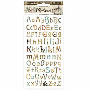 DFLCB49 Chipboard 15 x 30 Klimt Alphabet