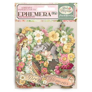 DFLCT09 Ephemera Adhesives Rose Parfum Flowers and Garlands