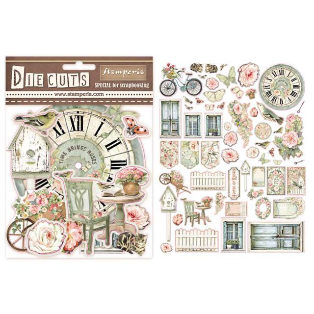 DFLDC03 Die Cuts House of Roses 59 Pieces