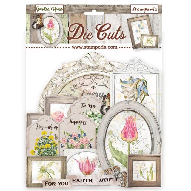 DFLDC57 Die Cuts Romantic Garden House