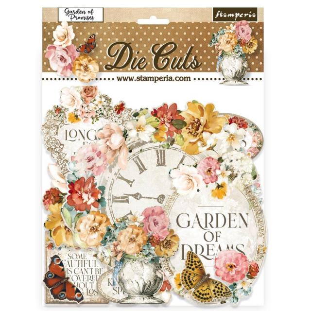 DFLDC59 Die Cuts Romantic Garden of Promises
