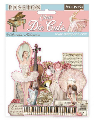 DFLDCP04 Die Cuts Clear Passion