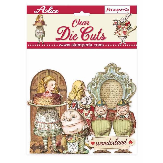 DFLDCP11 Die Cuts Clear Alice Through the Looking Glass