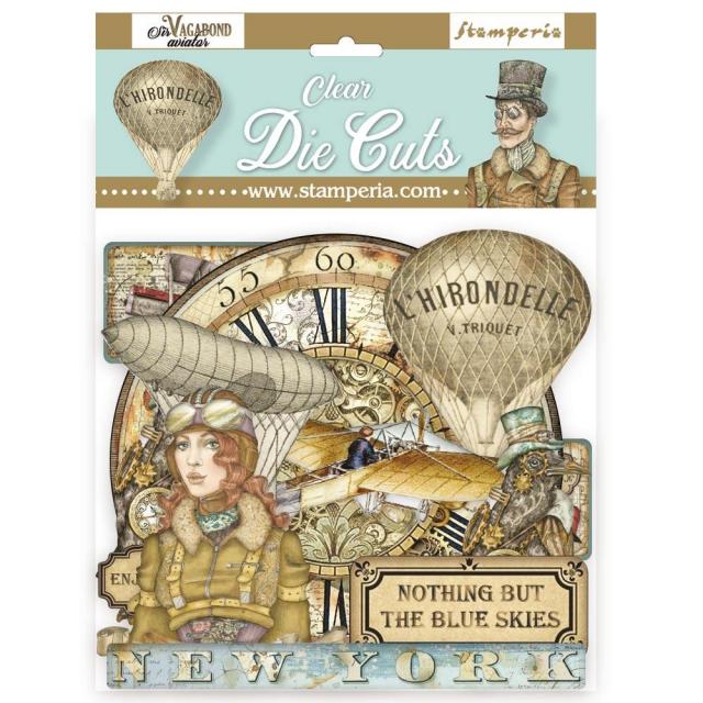 DFLDCP27 Die Cuts Clear Sir Vagabond Aviator