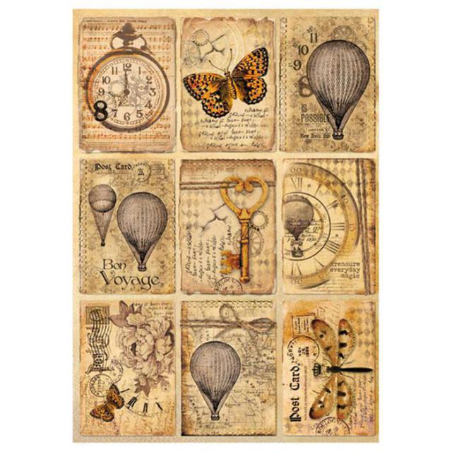 DFSA4240 Rice Paper A4 Mix Media Postcards