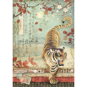 DFSA4393 Rice Paper A4 Tiger