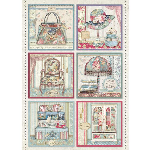 DFSA4400 Rice Paper A4 Cards and Grand Hotel