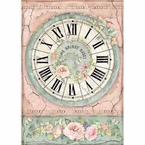 DFSA4444 Rice Paper A4 Clock