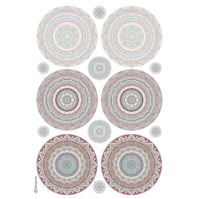 DFSA4466 Rice Paper A4 Mandala