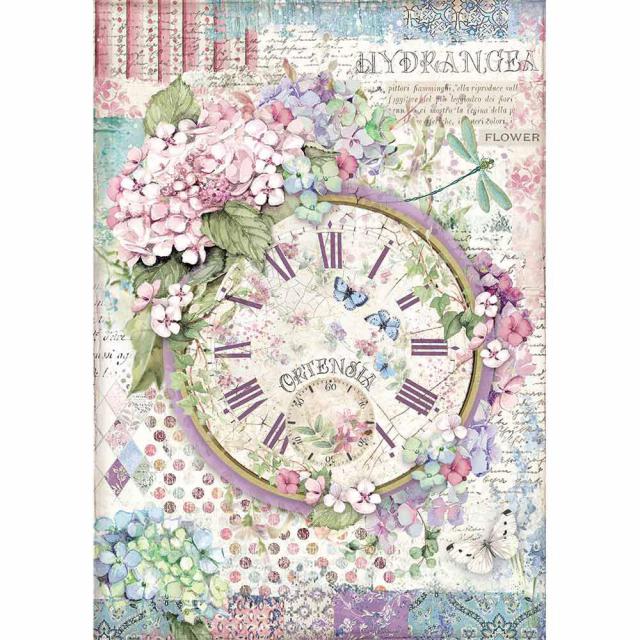 DFSA4468 Rice Paper A4 Clock