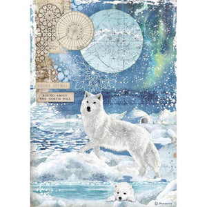 DFSA4480 Rice Paper A4 Wolf