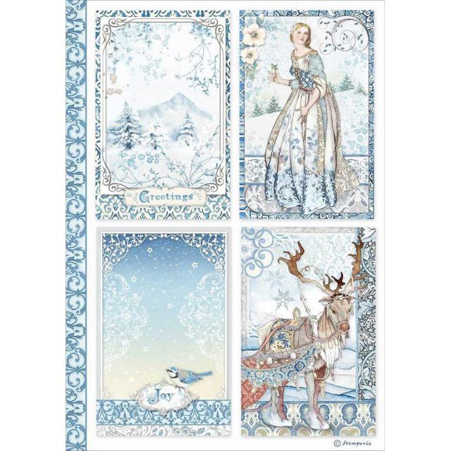DFSA4490 Rice Paper A4 Cards