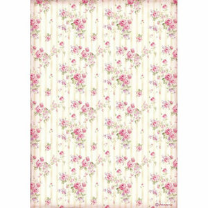 DFSA4505 Rice Paper A4 Rose Wallpaper