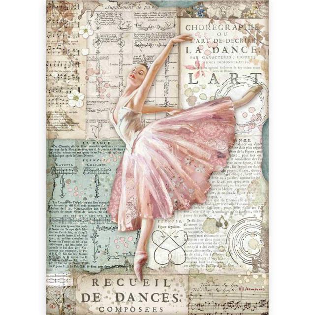 DFSA4543 Rice Paper A4 Passion Dancer