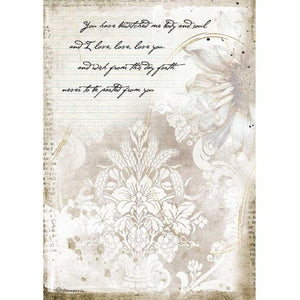 DFSA4554 Rice Paper A4 Romantic Journal Manuscripts