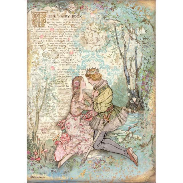 DFSA4574 Rice Paper A4 Sleeping Beauty Lovers