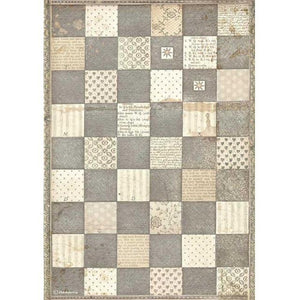 DFSA4605 Rice Paper A4 Alice Chessboard