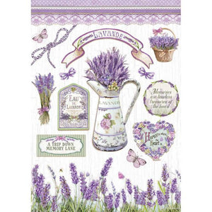 DFSA4622 Rice Paper A4 Lavender