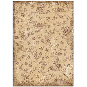 DFSA4652 Rice Paper A4 Lady Vagabond Lifestyle Floreal Texture