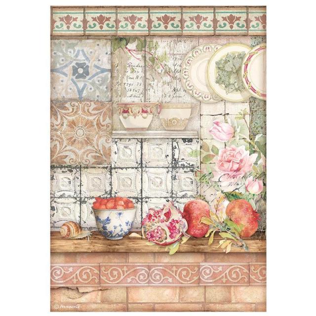 DFSA4655 Rice Paper A4 Casa Granada Tiles