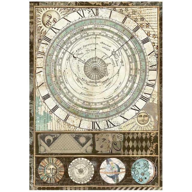 DFSA4663 Rice Paper A4 Alchemy Astrolabe