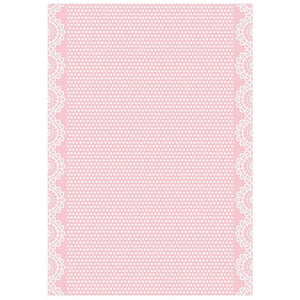 DFSA4683 Rice Paper A4  DayDream Texture Pink