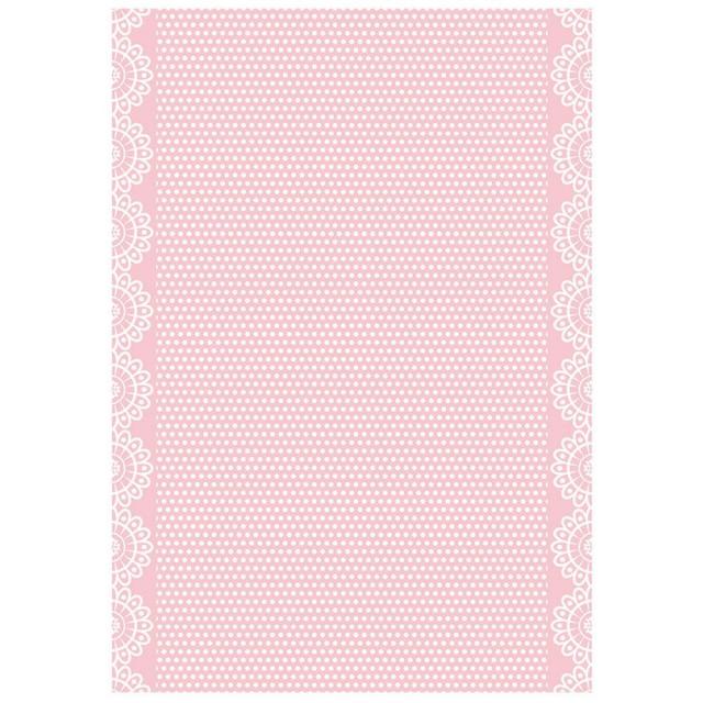 DFSA4683 Rice Paper A4  DayDream Texture Pink