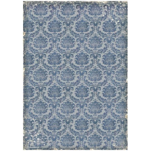 DFSA4756 Rice Paper A4 Vintage Library Wallpaper