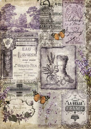 DQRP-0243 Rice Paper A4 The Belle of France