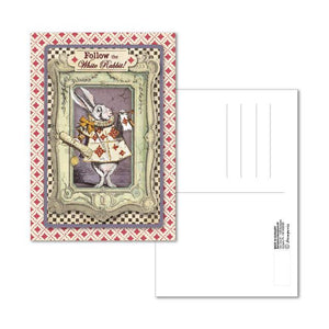 ECARD006 Postcard 10x15 cm White Rabbit