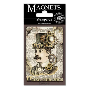 EMAG003 Magnet 8x5.5 cm Voyages Fantastiques Man