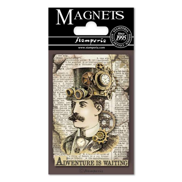 EMAG003 Magnet 8x5.5 cm Voyages Fantastiques Man
