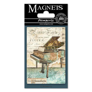 EMAG010 Magnet 8x5.5 cm Music Piano
