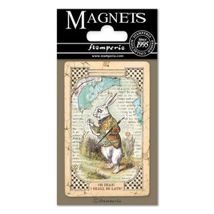 EMAG014 Magnet 8x5.5 cm White Rabbit